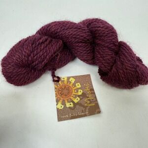 Mirasol Miski Yarn Shade 107 Burgundy 100% Baby Llama Spun In Peru 82 yds